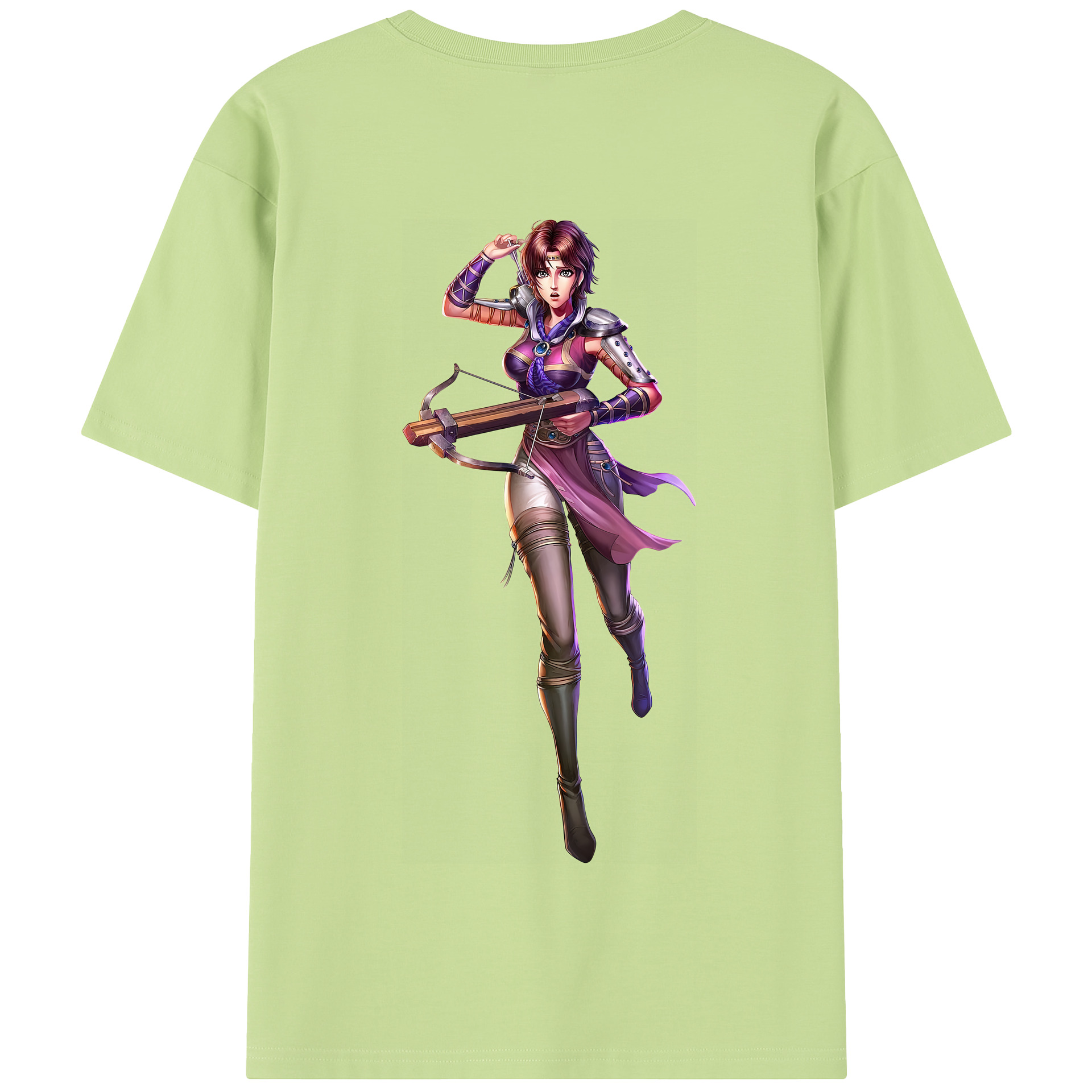 （画像用） 北斗の拳 Fist of the North Star 綿100％半袖Tシャツ（背面プリント）